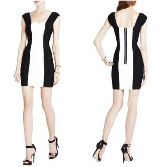 bcbg black comb dress Pleated Gown – BCBGMAXAZRIA main image 0